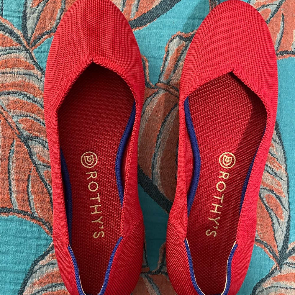 Rothy’s Flats - Size 9.5 - Scooter Red